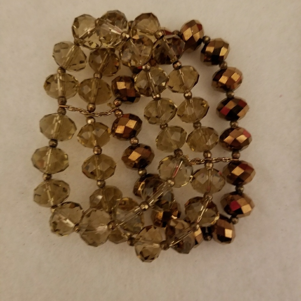 ๐Amber Colored Tri Layered Bracelet๐ - Picture 5 of 8